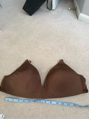 SKIMS Brown Wireless T-Shirt Bra